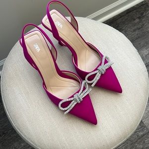 Zara Slingback Heels